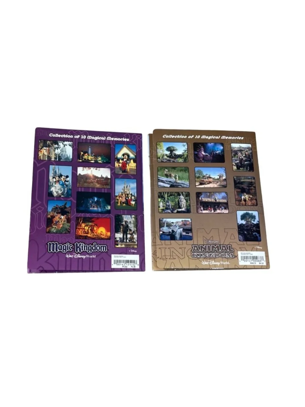 VTG Magical Memories Postcards 2 Packs (20 cards) Magic Kingdom Animal Kingdom